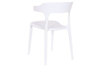 CHAISE PP 52X51X77 TRAITEMENT UV BLANC MB208098 6