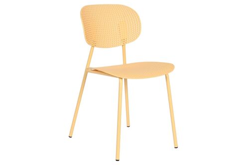 Silla Pp Metal 51,5X46X79 Amarillo MB208101