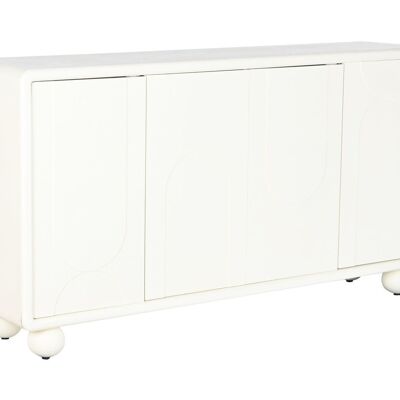 BUFFET MDF 160X37X85 4PUERTAS 3D BLANCO MB208133