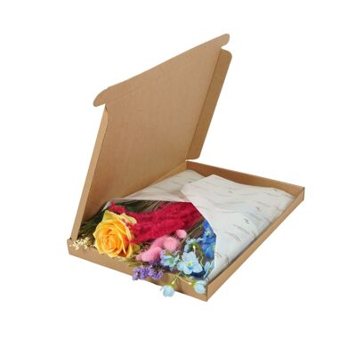 Mothers Day Giftbox - Dried & Silk Flowers in Letterbox - Summer Party