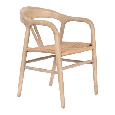 SILLA OLMO FIBRA 57X53X78 NATURAL MB207630