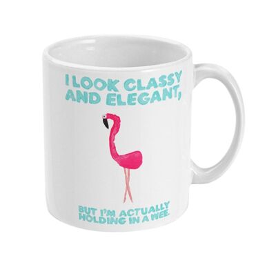 Keramiktasse - Flamingo