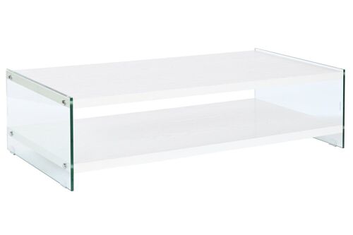 Mesa Centro Cristal Mdf 130X65X35,5 Templado MB207702