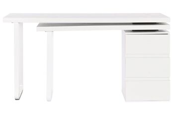 BUREAU METAL MDF 150X120X75 BLANC MB207704 10