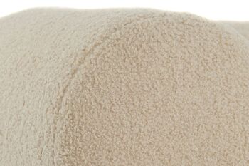 CANAPÉ MÉTAL POLYESTER 127,5X73,5X64 BEIGE MB207720 4