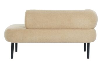 CANAPÉ MÉTAL POLYESTER 127,5X73,5X64 BEIGE MB207720 7