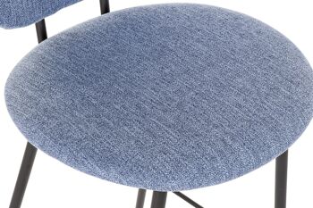 TABOURET METAL POLYESTER 50X46X101 75 BLEU MB207809 2