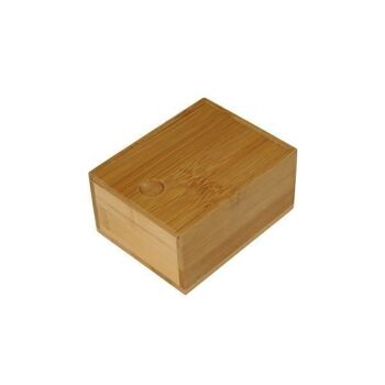 Boîte à savon en bambou avec couvercle Fackelmann Tecno 1