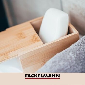 Boîte à savon en bambou avec couvercle Fackelmann Tecno 5
