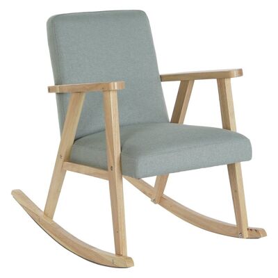 ROCKING CHAIR BEECH 81X58X90 POLYESTER WOOD ROCKING CHAIR MB206410