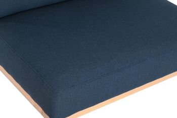 FAUTEUIL POLYESTER PIN 80X66X72 BLEU MARINE MB206472 2