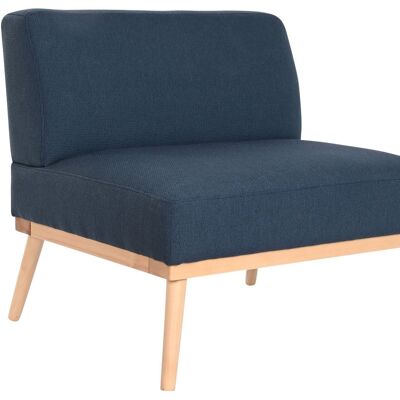 POLTRONA PINO POLIESTERE 80X66X72 BLU NAVY MB206472