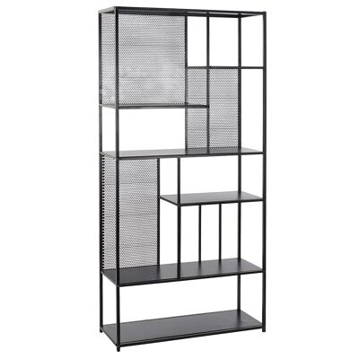 METAL SHELF 80X30X170 6 SHELVES BLACK MB206476