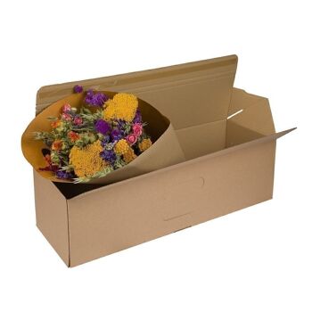 Bouquet de fleurs séchées dans une boîte cadeau - Multi 2