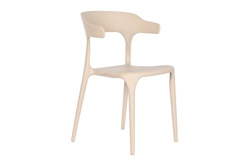 Silla Pp 52X51X77 Tratamiento Uv Beige MB208097