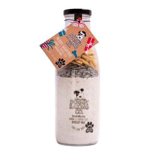 Merry Woofmas Pumpkin Seed & Banana Biscuit Mix