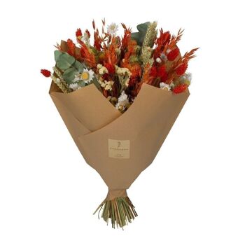 Fleurs séchées - Bouquet Classique - Orange 2