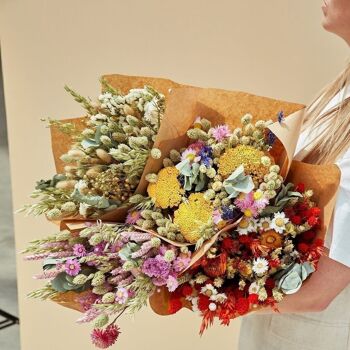 Fleurs séchées - Bouquet Classique - Orange 4