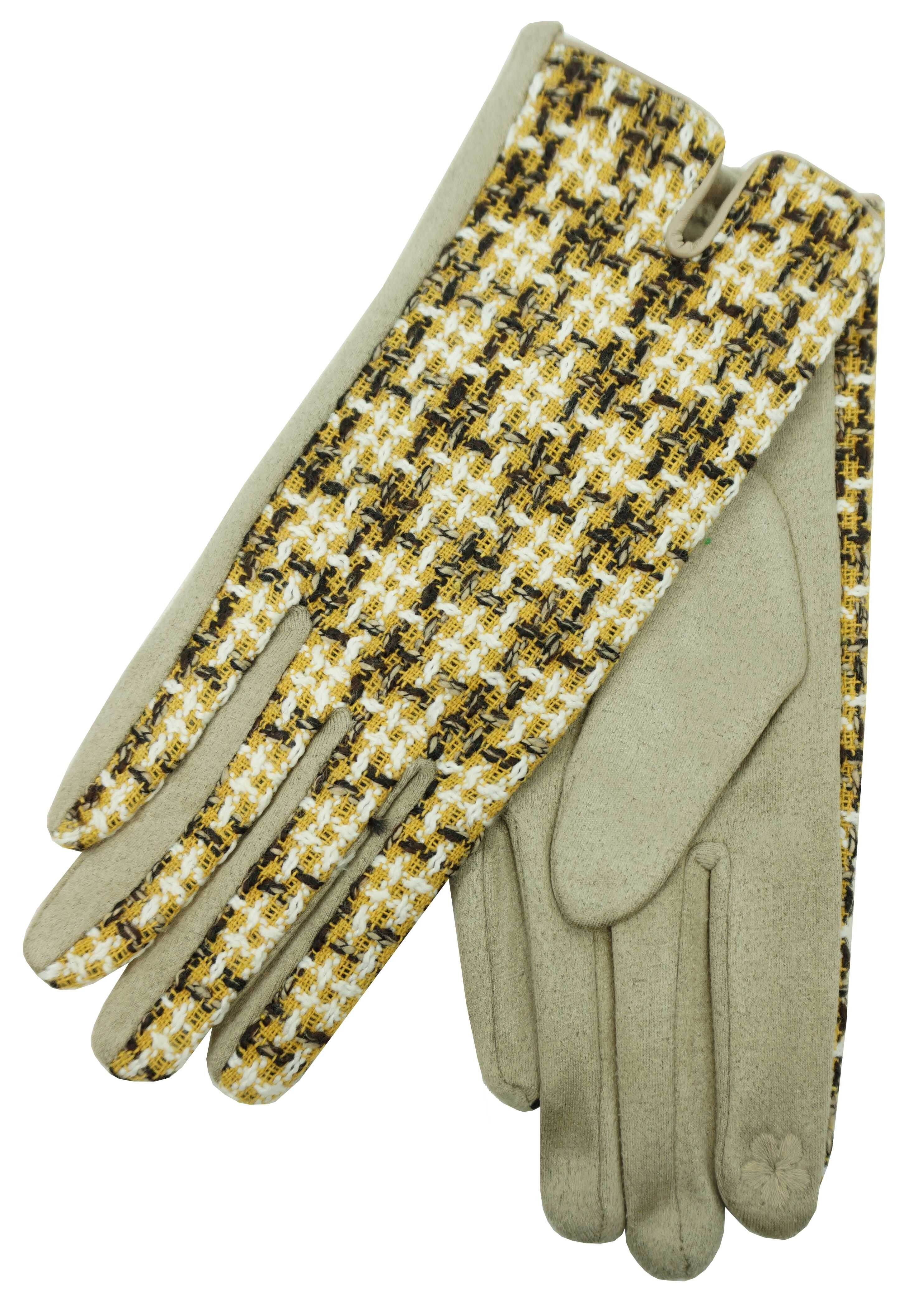 Guante de tweed con dedo táctil YN0328