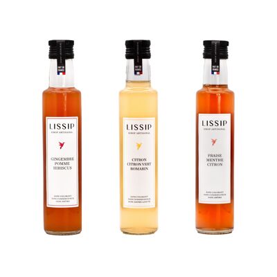 Pack "Little Thirst" - Assortment of 3 syrups