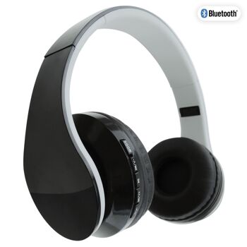 Casque Bluetooth sans fil - noir brillant - appel mains libres - contrôle de la lecture 6