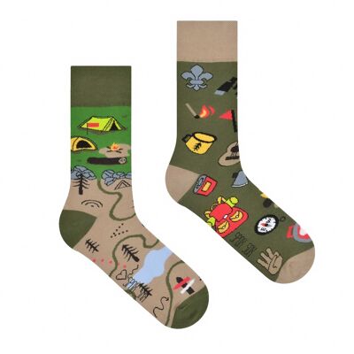 Scouting socks | Socks for scouts - casual mismatched socks