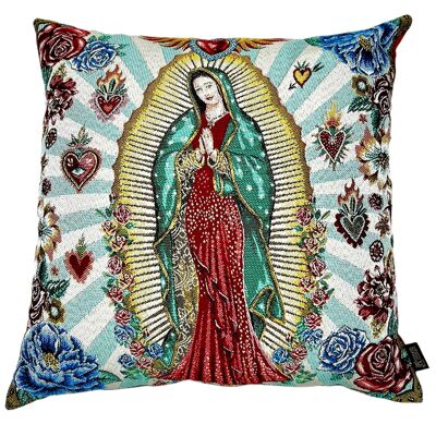 Cushion cover, Guadalupe green, 45cm x 45cm