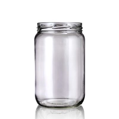Large glass jar - Baluchon 1.7 l + gold lid