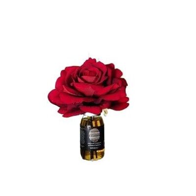 parfum d'ambiance atelier 125 ml à la ROSE EN TISSU ET BÂTONNETS