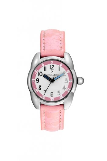 38928 - Montre fille analogique Lulu Castagnette - Bracelet cuir - Petite Lulu