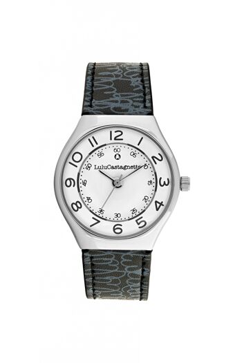 38938 - Montre fille analogique Lulu Castagnette - Bracelet cuir - Mini Star