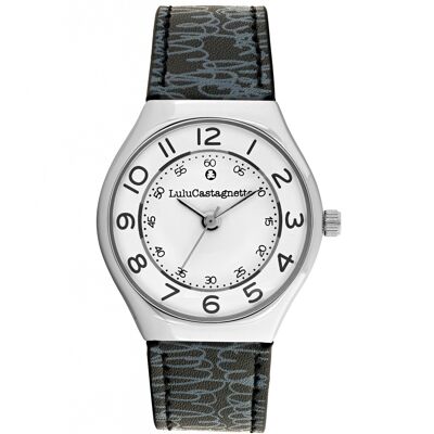 38938 - Lulu Castagnette analogue girl's watch - Leather strap - Mini Star