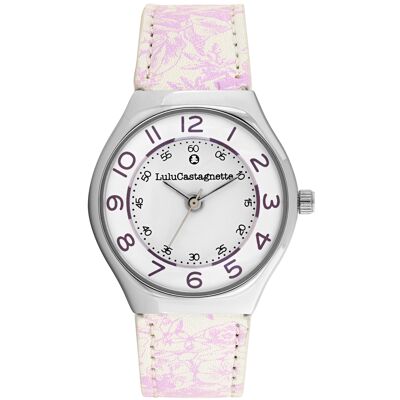 38941 - Lulu Castagnette analogue girl's watch - Leather strap - Mini Star