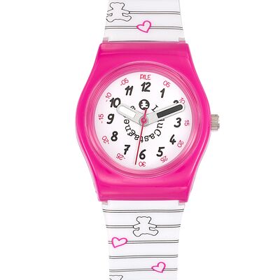38773 - Lulu Castagnette analogue girl's watch - Plastic strap - Pop Kids