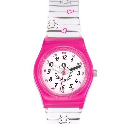 38773 - Lulu Castagnette analogue girl's watch - Plastic strap - Pop Kids
