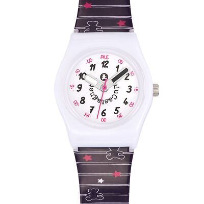 38776 - Lulu Castagnette analogue girl's watch - Plastic strap - Pop Kids