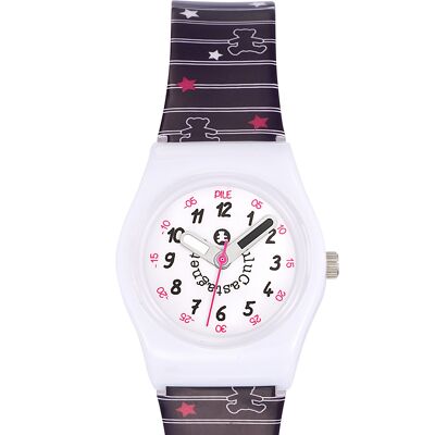 38776 - Lulu Castagnette analogue girl's watch - Plastic strap - Pop Kids