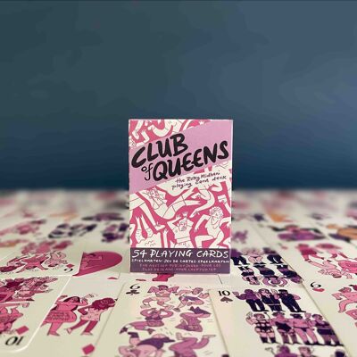 Club of Queens cartes à jouer pour adultes avec des personnages étranges