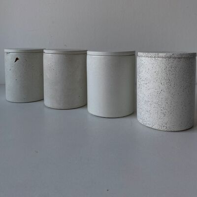 Vaso di cemento | oggetto decorativo | portamatite in cemento | portapennelli in cemento | arredamento in cemento | PLEIONE