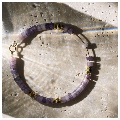 Bangle SUNRISE Amethyst Gold