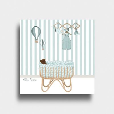 Card "Blue Baby Room"