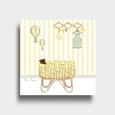 Card "Yellow Baby Room"