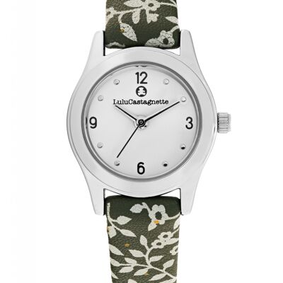 38926 - Lulu Castagnette analogue girl's watch - Leather strap - Leaf