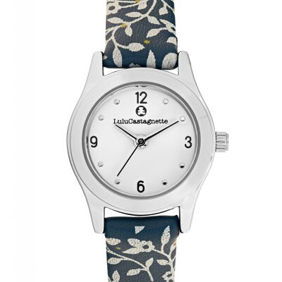 38927 - Montre fille analogique Lulu Castagnette - Bracelet cuir - Leaf