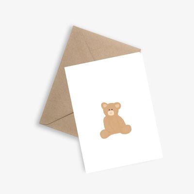 Birth Card - The Teddy Bear