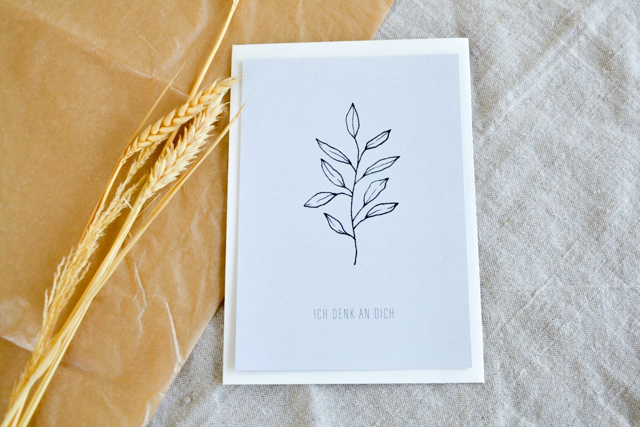 Postkarte "Ich denk an dich"