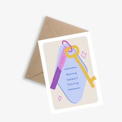 Simple Message(s) Card - Welcome Home