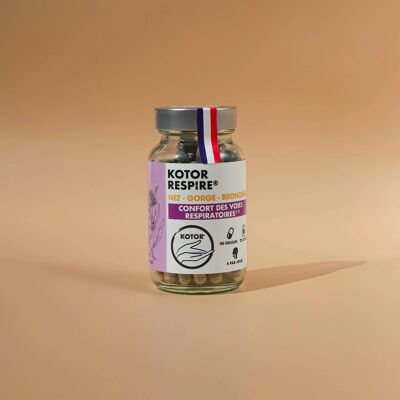 Kotor® Respire - Libère les Voies Respiratoires - 60 Gélules - Made in Provence