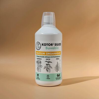 Kotor® Drinkable Silica - Silicio organico 1L - Prodotto in Provenza