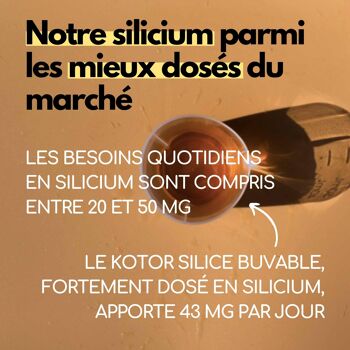 Kotor® Silice Buvable - Silicium Organique 1L - Made in Provence 4